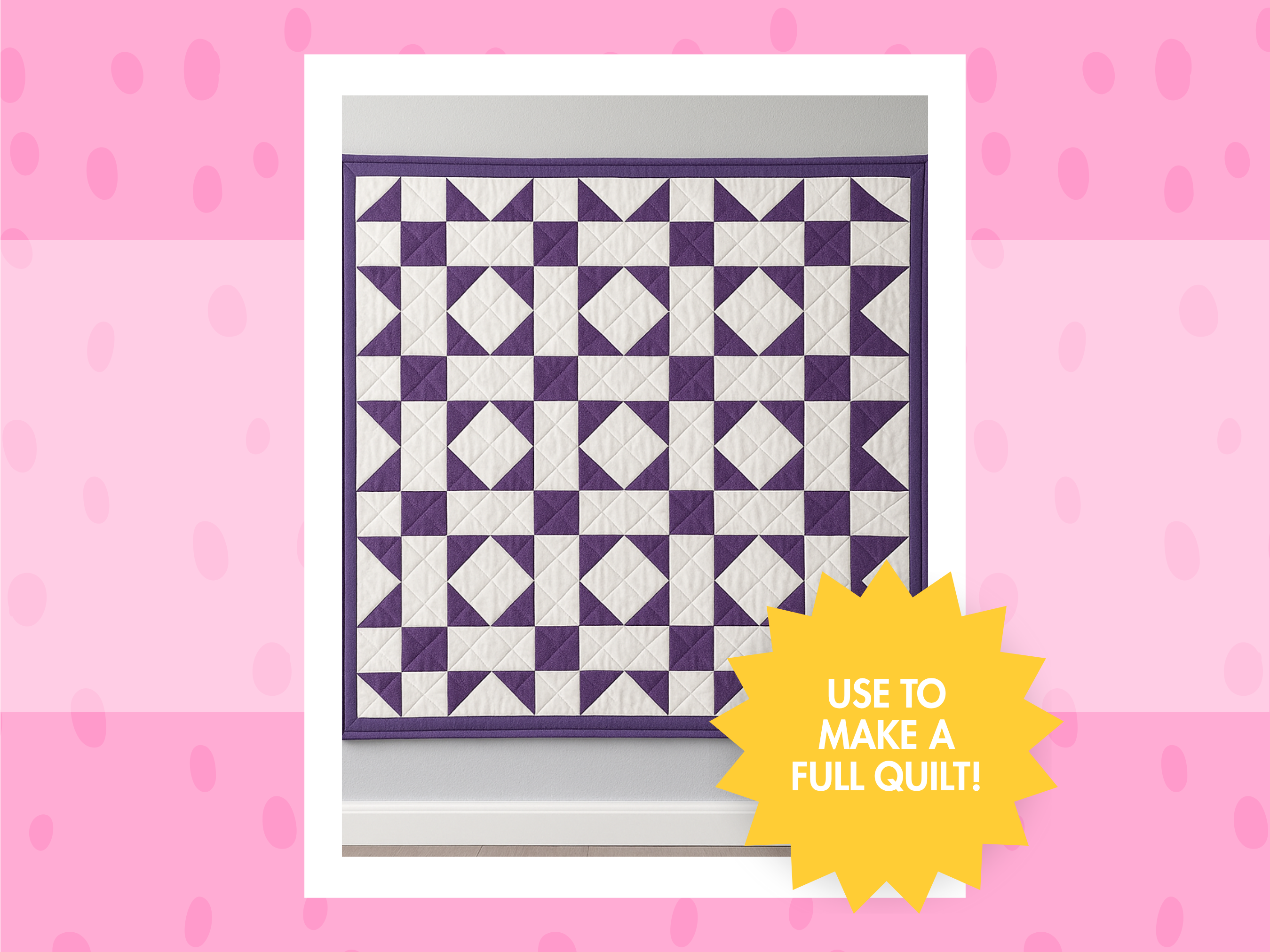Shoo Fly Block on a Page - Beginner Quilt Block PDF - Banksia Quilts
