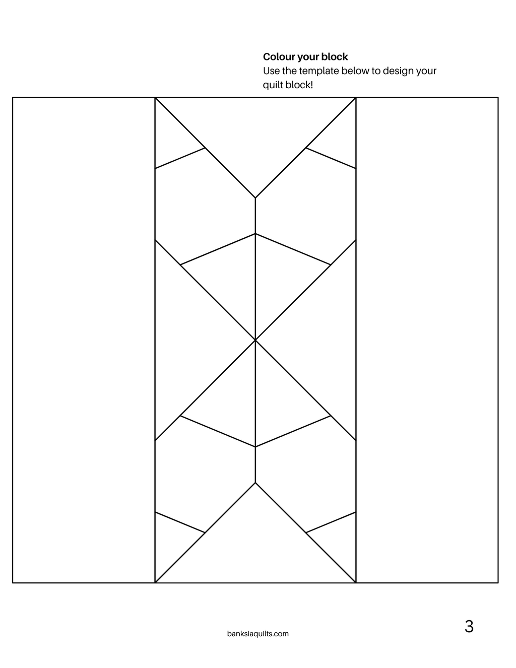Reflected Heart FPP Block (Free Download)