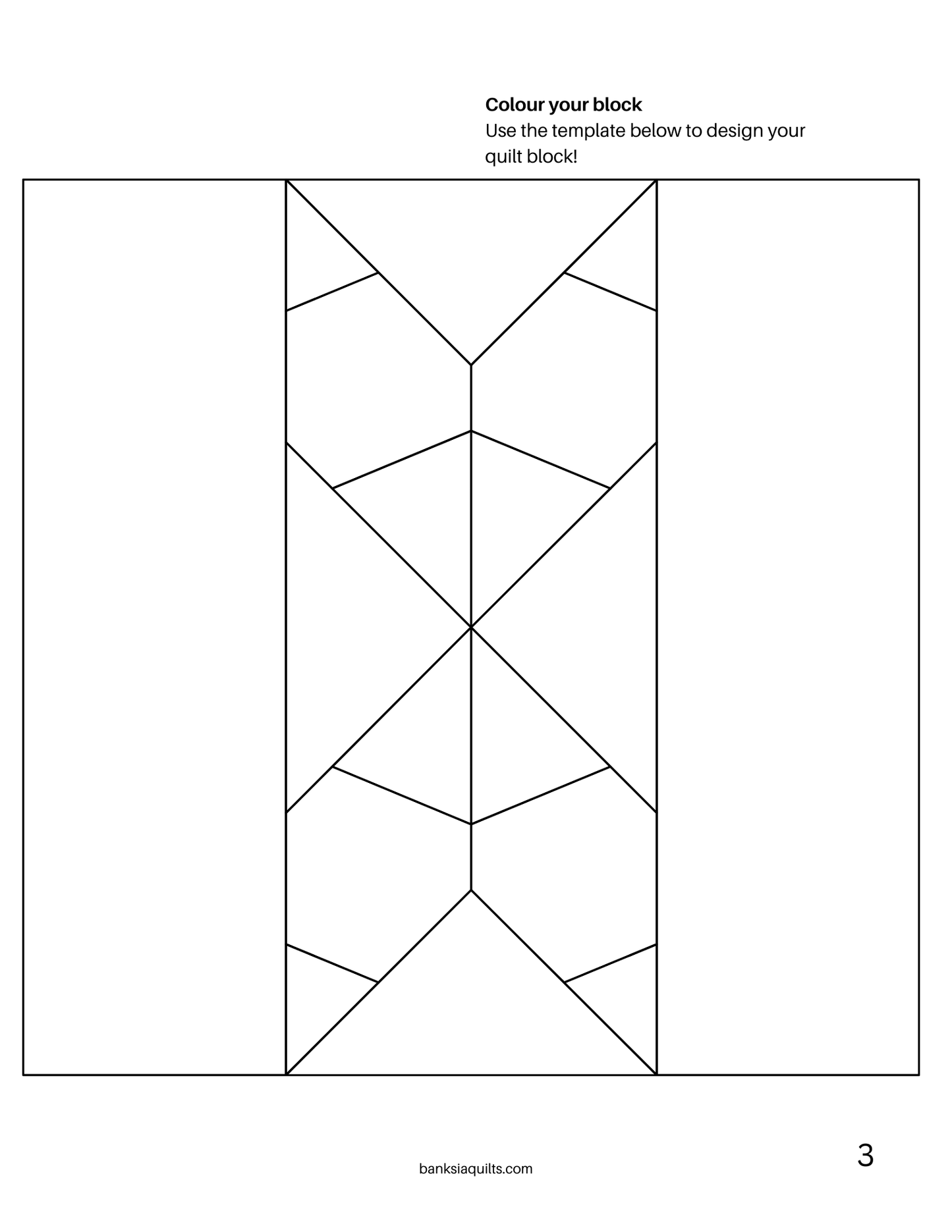 Reflected Heart FPP Block (Free Download)