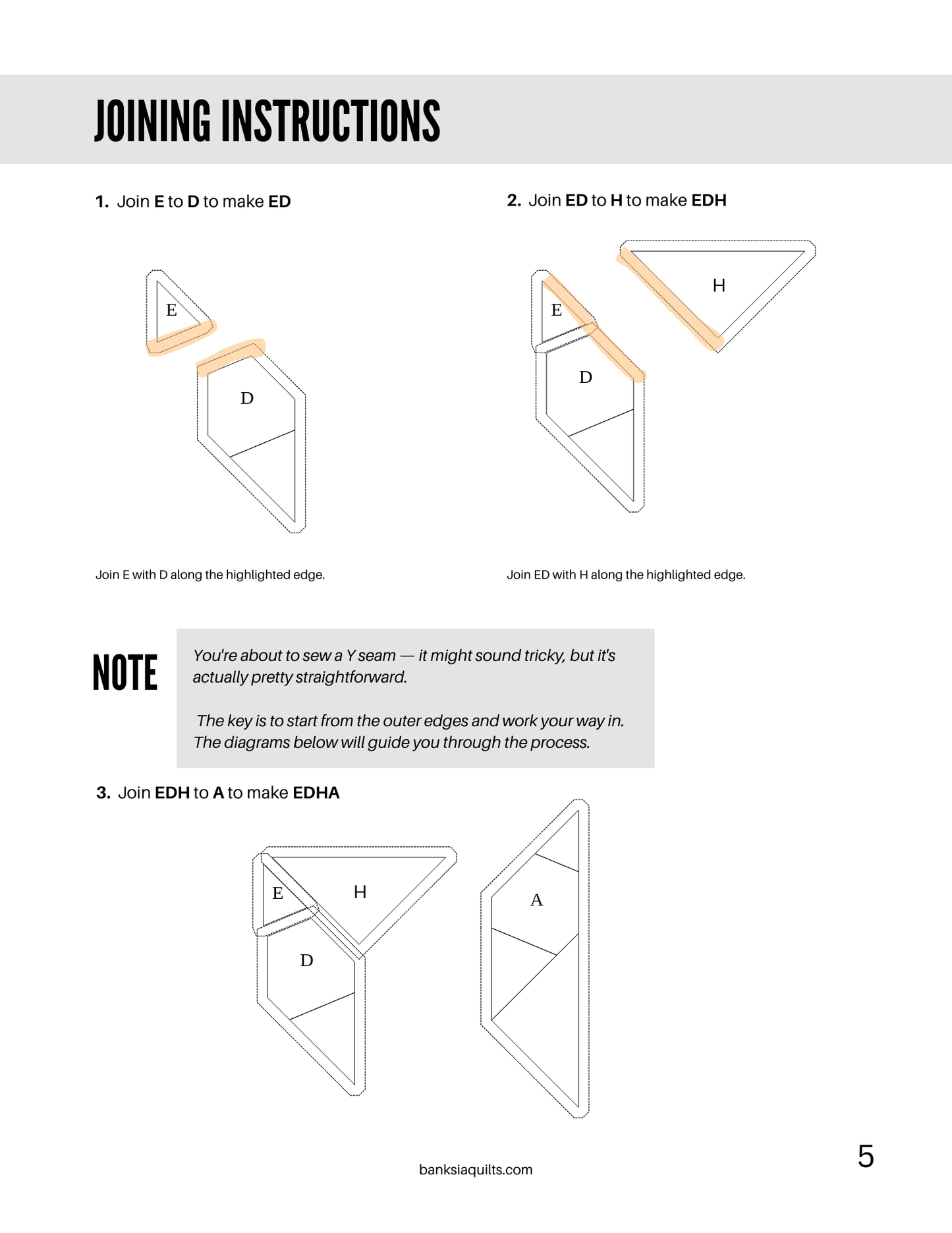 Reflected Heart FPP Block (Free Download)