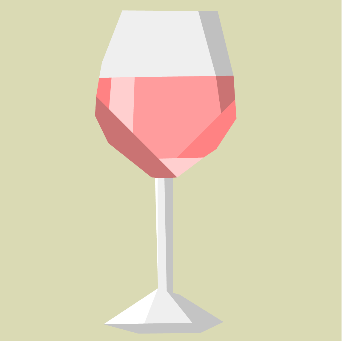 Wine Glass Foundation Paper Piecing Pattern