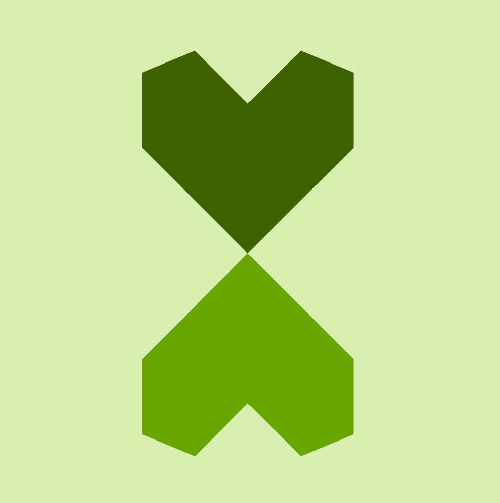 Reflected Heart FPP Block (Free Download)